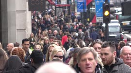 Central London remains busy despite WHO