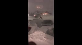 Residents get buried in Quebec during winter storm