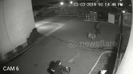 Brazen thief steals work truck