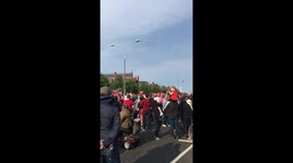 Liverpool Champions League Winners Football Club City Bus Parade 2019 in Liverpool Merseyside After the Final