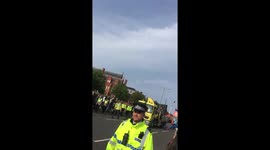 Liverpool Champions League Winners Football Club City Bus Parade 2019 in Liverpool Merseyside After the Final Live