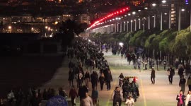 Thousands go for seafront walk in Greece despite instructions to stay home for coronavirus lockdown