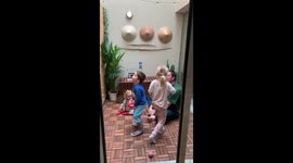 Play time during Lockdown in Milan