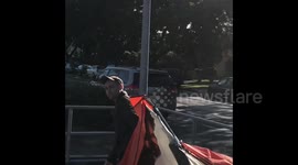 'Where's your compassion?' Shocking moment LA residents rob and harass homeless man amid coronavirus lockdown