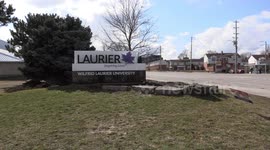Wilfred Laurier University in Waterloo Ontario Canada closed and students ordered to move out due to COVID-19 pandemic and state of emergency in effect