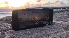 Sunrise lake worth beach