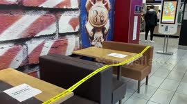 Seating areas at McDonald's branches closed to the public due to coronavirus