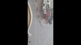 Strong Hail storm hits Qatar
