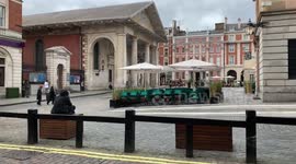 Five minutes of strolling through quiet and empty Covent Garden, where Coronavirus is keeping crowds away