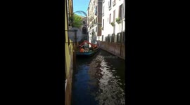 Venice: sediments dragging from a canal