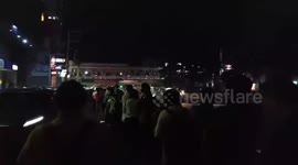 Passengers flock to train stations to travel home during covid-19 lock down