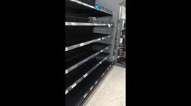 Coronavirus Panic Buy Keighley Asda Supermarket Empty Shelves No Stock Left Bakery Aisle Impulse Buy Covid-19!