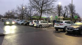 Panic buying at Asda Watford