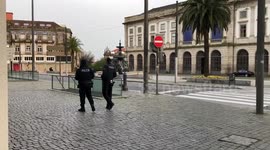 Porto streets abandoned as Prime Minister calls State of Emergency in Portugal