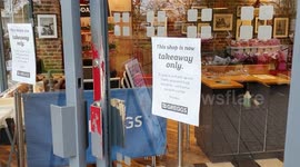 Greggs in Salisbury, UK moves to 'takeaway-only' due to Coronavirus COVID-19