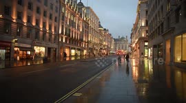 Piccadilly Circus During Rush Hour Looked Empty As People Stay Away From London Due To Coronavirus Fears