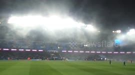 Freezing Fog engulfs Etihad stadium moments before kick-off