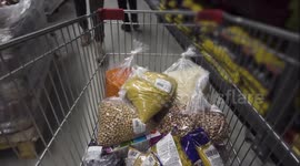 People are worrying about quarantine days caused by coronavirus in Turkey. They are in a rush for shopping