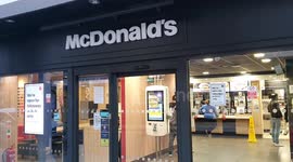 McDonald's goes 'takeaway-only' as Boris Johnson tells all restaurants in the UK to close due to the Coronavirus COVID-19 pandemic.