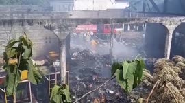 Incendio en bodega
