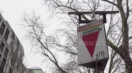 Free parking during corona crisis in Düsseldorf Germany