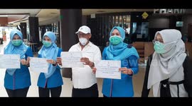message the cement Padang hospital nurses so that people work from home