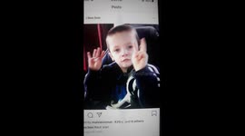 Kid Jamming out to music in the Car