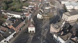 Sunday in an English market town: streets deserted amid coronavirus fears