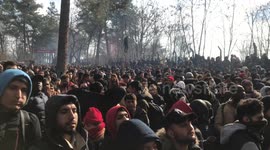 Thousands of refugees and other migrants have been trying to get into Greece