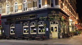 Tottenham Court Road deserted during first weekend of pubs, bars and restaurants being closed