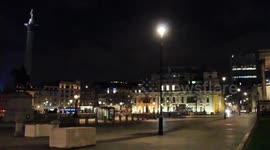Trafalgar Square and Whitehall empty as coronavirus shuts down London