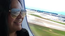 Bored Filipino fakes flying away by posing in front of TV during coronavirus lockdown