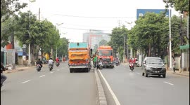 Disinfectant sprayers in the Special Capital Region of Jakarta to prevent spread of Coronavirus