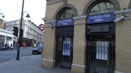 Public transport cuts in London amid coronavirus emergency measures by the government