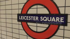 London - Empty Tube Station - Leicester Square