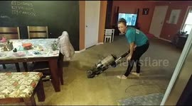 Dog attacks the corona-virus