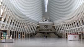 World Trade Center deserted as New York City goes into coronavirus lockdown