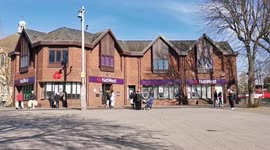 Coronavirus threat - Bank only allow one at a time, London