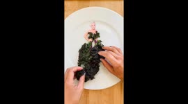 California artist creates red carpet dress for Pink using KALE LEAVES
