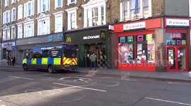 Ryman the stationer and Nandos restaurant closed to stop Coronavirus spread -  Earls Court in London