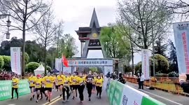 Mini-marathon held in southern China after coronavirus outbreak slows