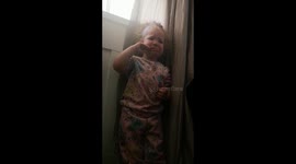 Three-year-old cries 'get me out of here' during coronavirus lockdown