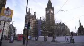 Manchester falls silent as most in the city respect lockdown