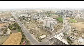 Drone footage of lockdown due to COVID-19 in western India.