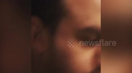 Dog gets caught copying owner's movements