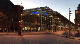 London Lockdown St. Pancras International Station, London England.