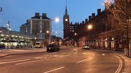 London Lockdown, St. Pancras International Station, London UK.