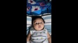 I caught my baby's attention