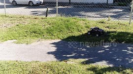Súper slow motion of a electric toy car