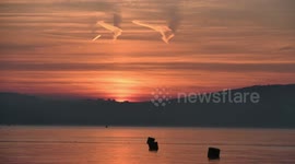 Sunrise over River Camel